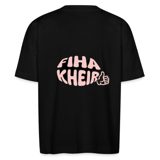 T-shirt bio adulte FIHA KHEIR - noir