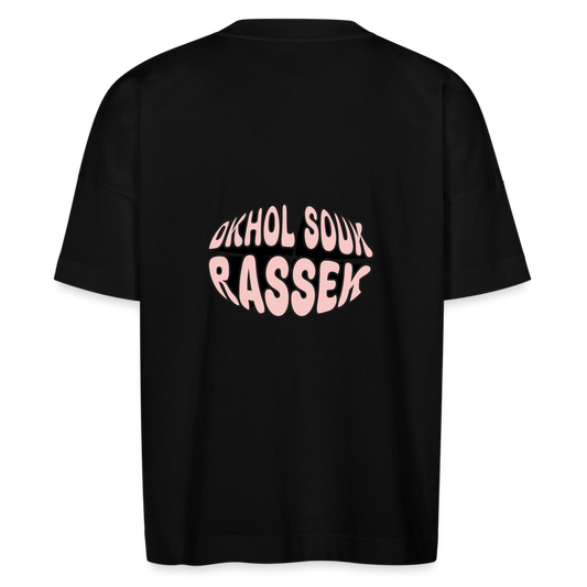 T-shirt bio adulte DKHOL SOUK RASSEK - noir