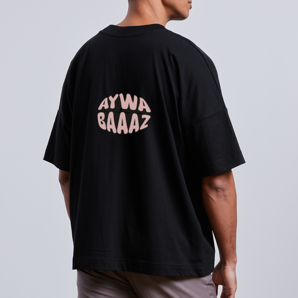 T-shirt bio adulte AYWA BAAAZ - noir