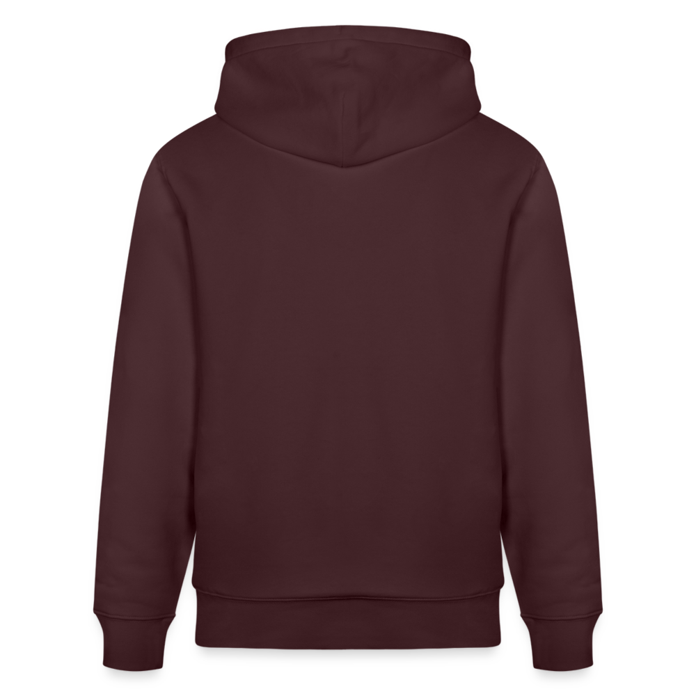 Sweat à capuche bio Panthère Rose - maroon