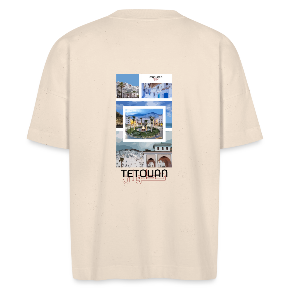 T-shirt Oversize édition Tetouan - blanc cassé