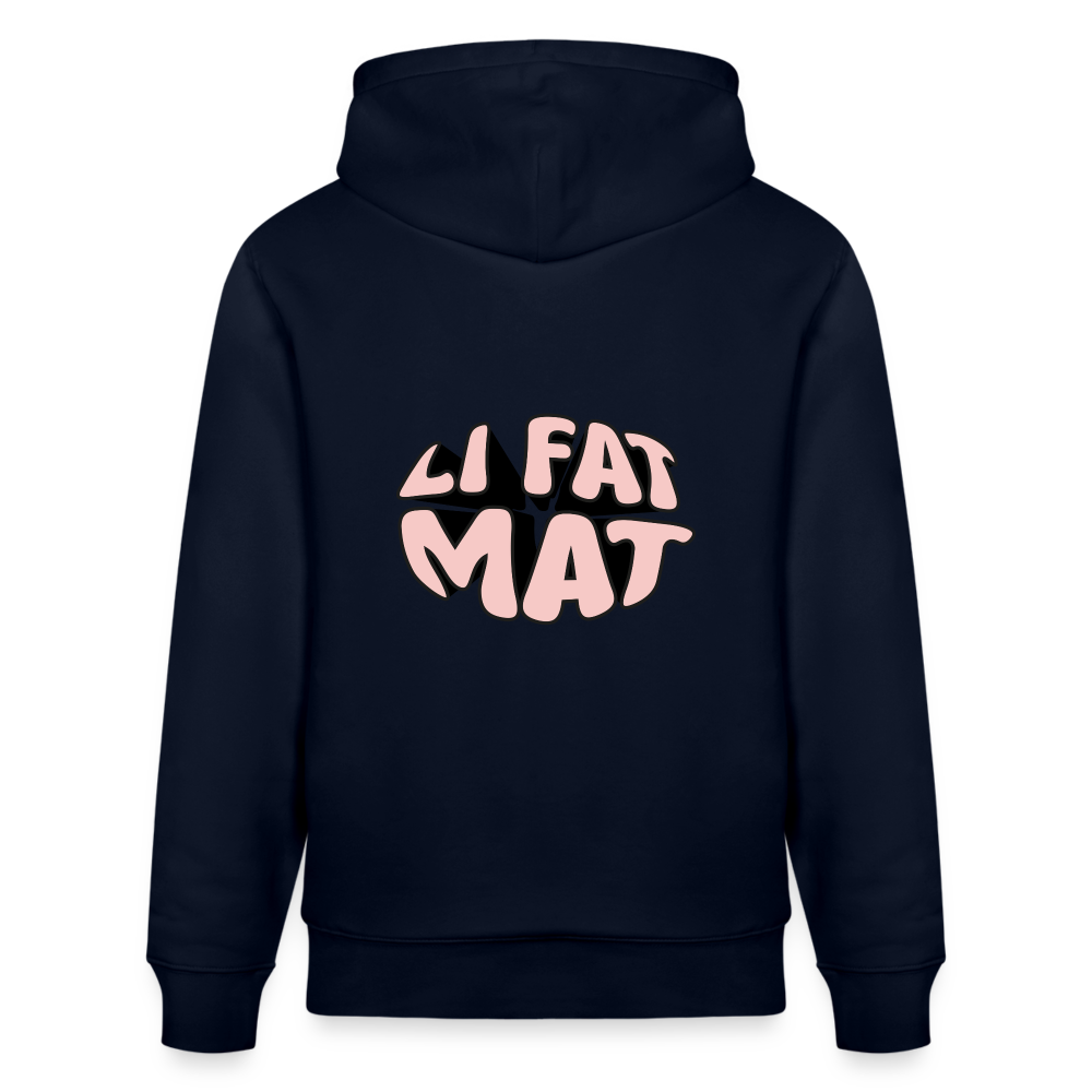 Sweat à capuche bio LI FAT MAT - marine