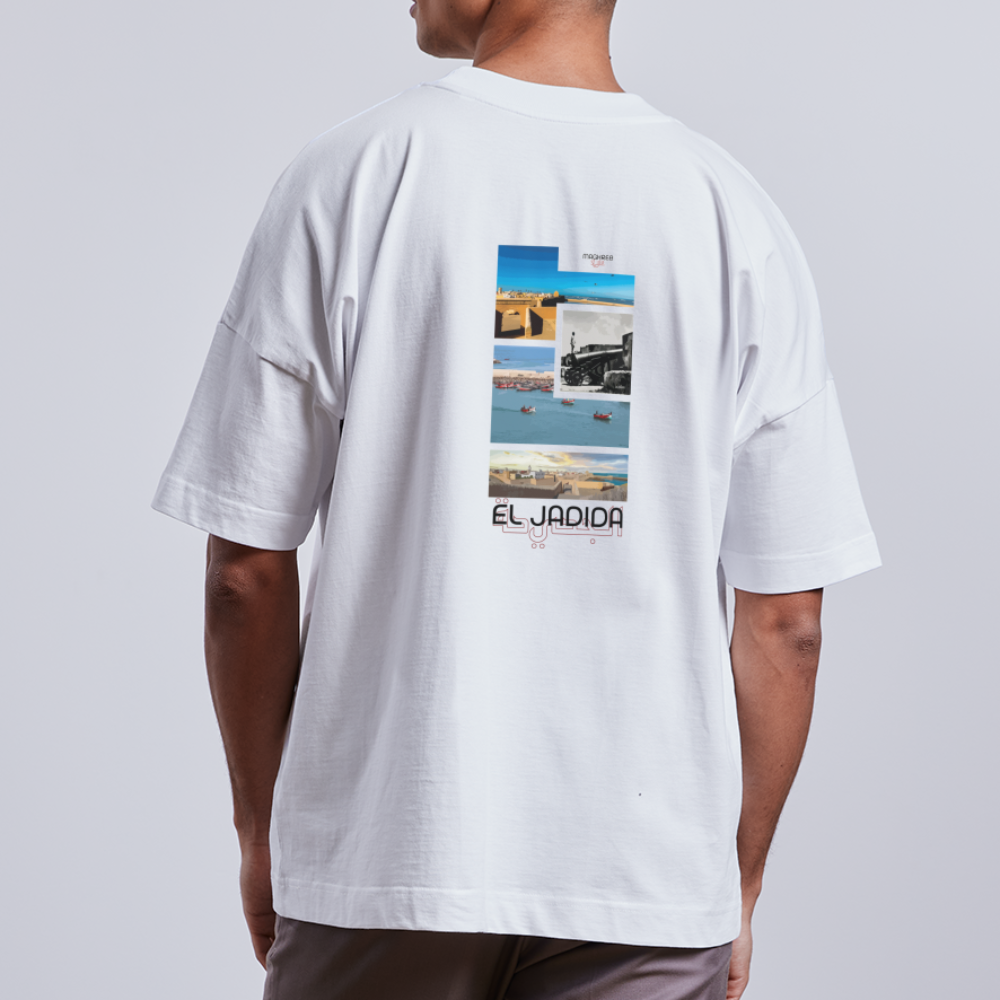 T-shirt Oversize édition El Jadida - blanc