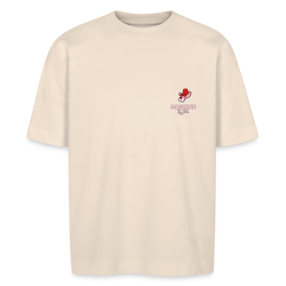 T-shirt bio adulte FIHA KHEIR - blanc cassé