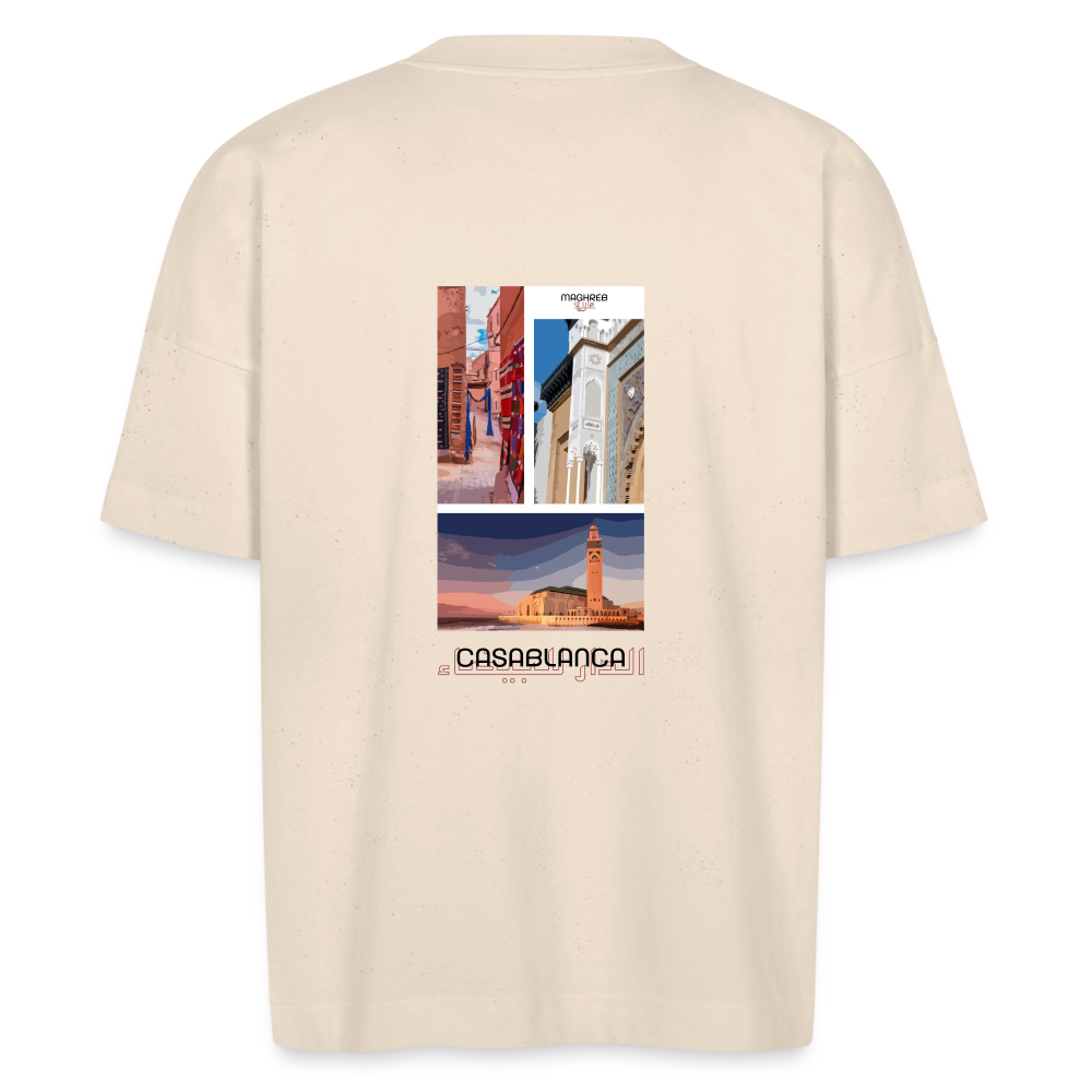 T-shirt Oversize édition Casablanca - blanc cassé