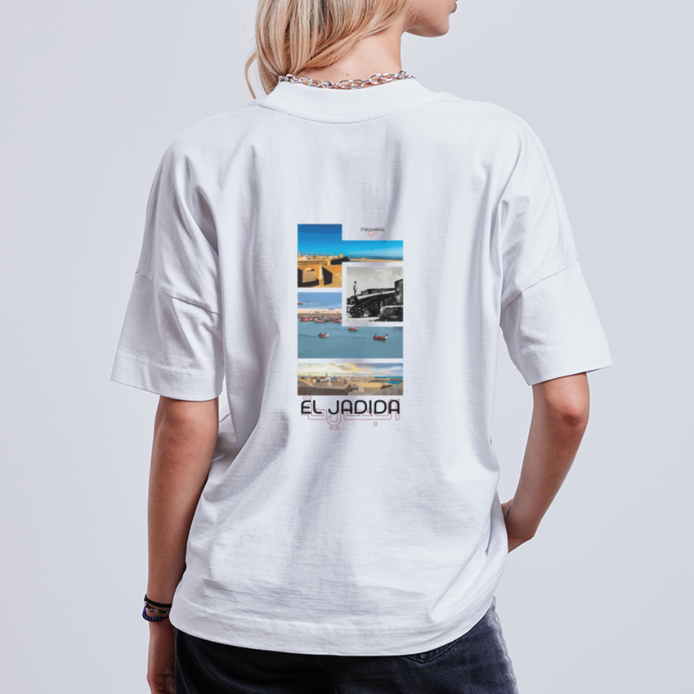 T-shirt Oversize édition El Jadida - blanc