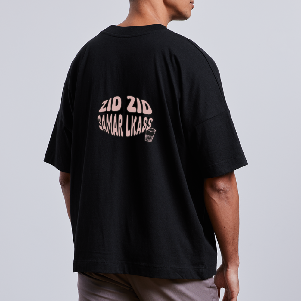 T-shirt bio adulte ZID ZID 3AMAR LKASS - noir