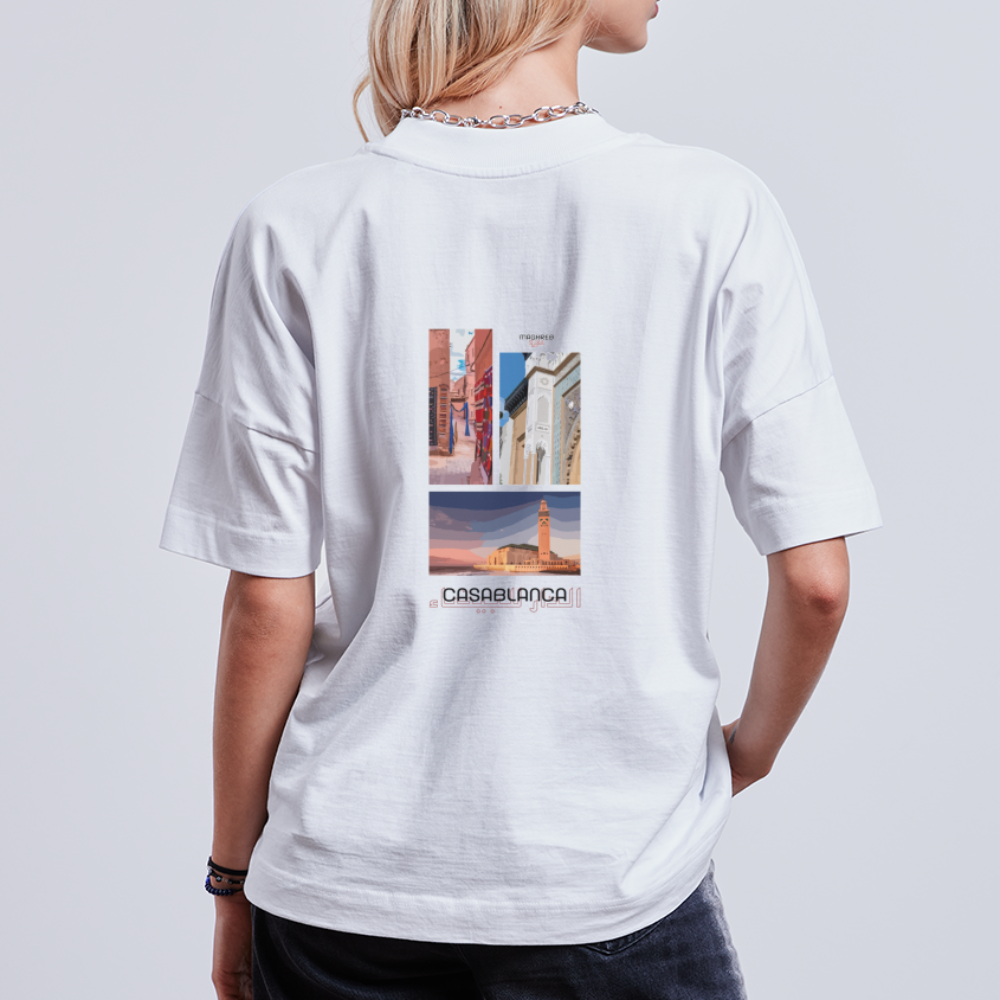 T-shirt Oversize édition Casablanca - blanc