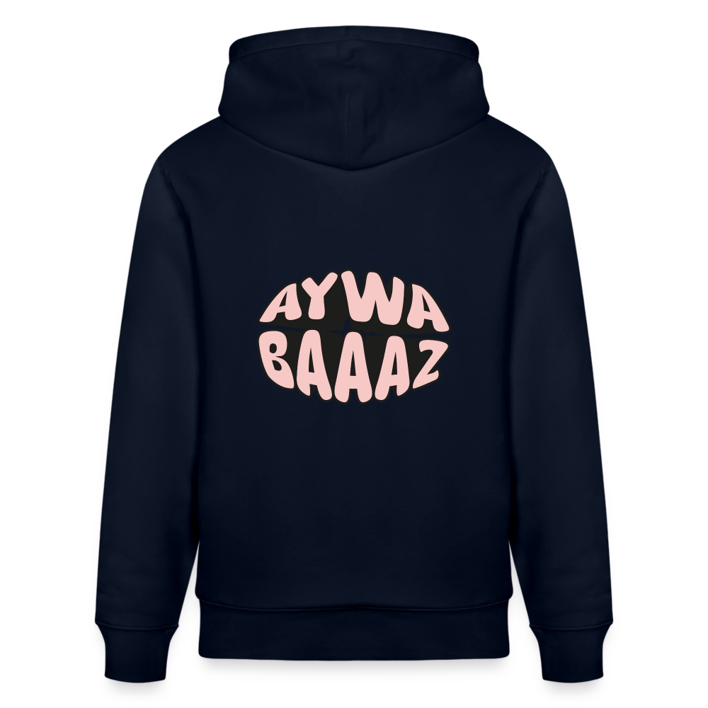 Sweat à capuche bio AYWA BAAAZ - marine