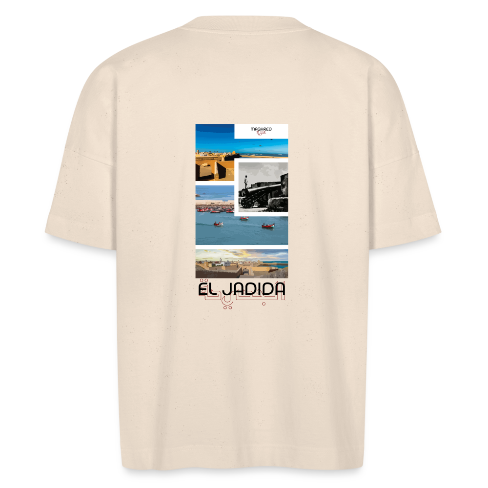 T-shirt Oversize édition El Jadida - blanc cassé