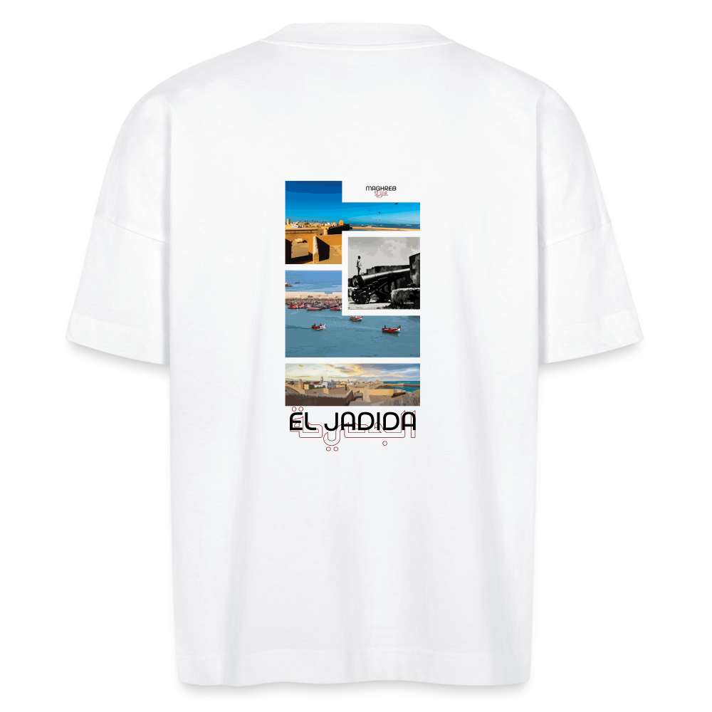 T-shirt Oversize édition El Jadida - blanc