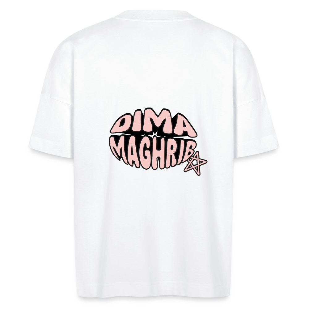 T-shirt bio adulte DIMA MAGHRIB - blanc