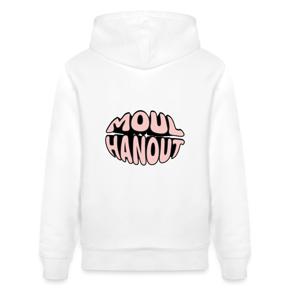 Sweat à capuche bio MOUL HANOUT - blanc