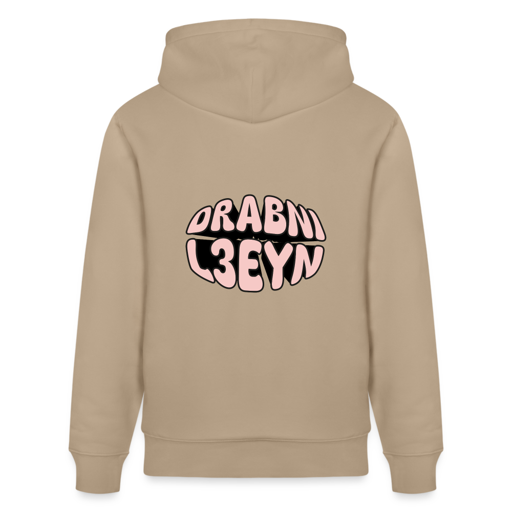 Sweat à capuche bio DRABNI L3EYN - beige