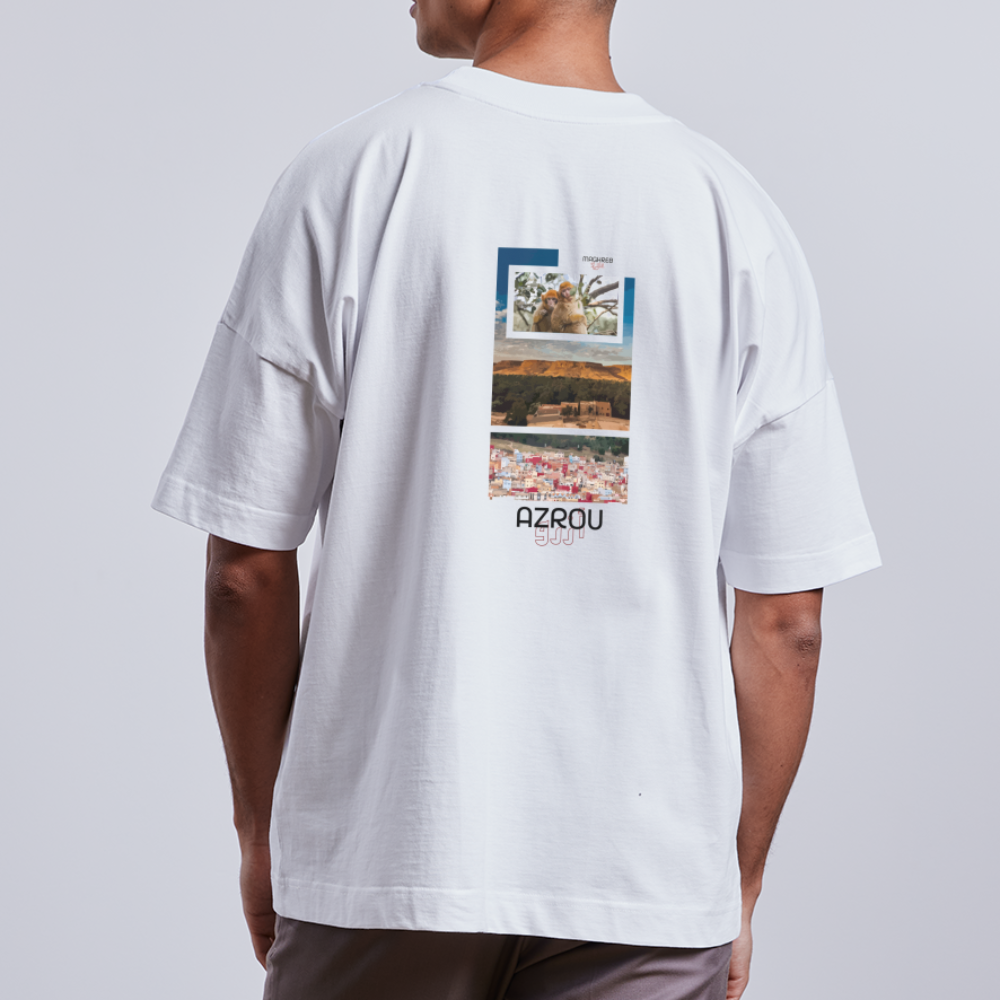 T-shirt Oversize édition Azrou - blanc