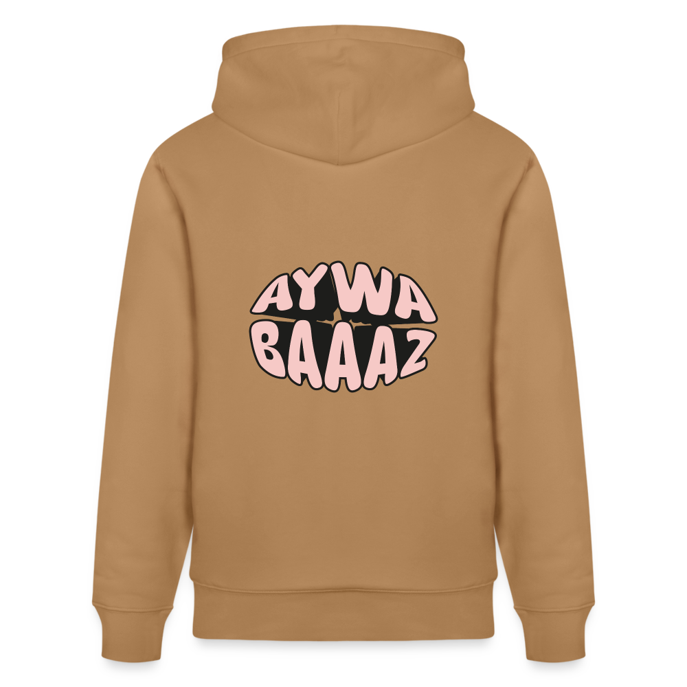 Sweat à capuche bio AYWA BAAAZ - Latte