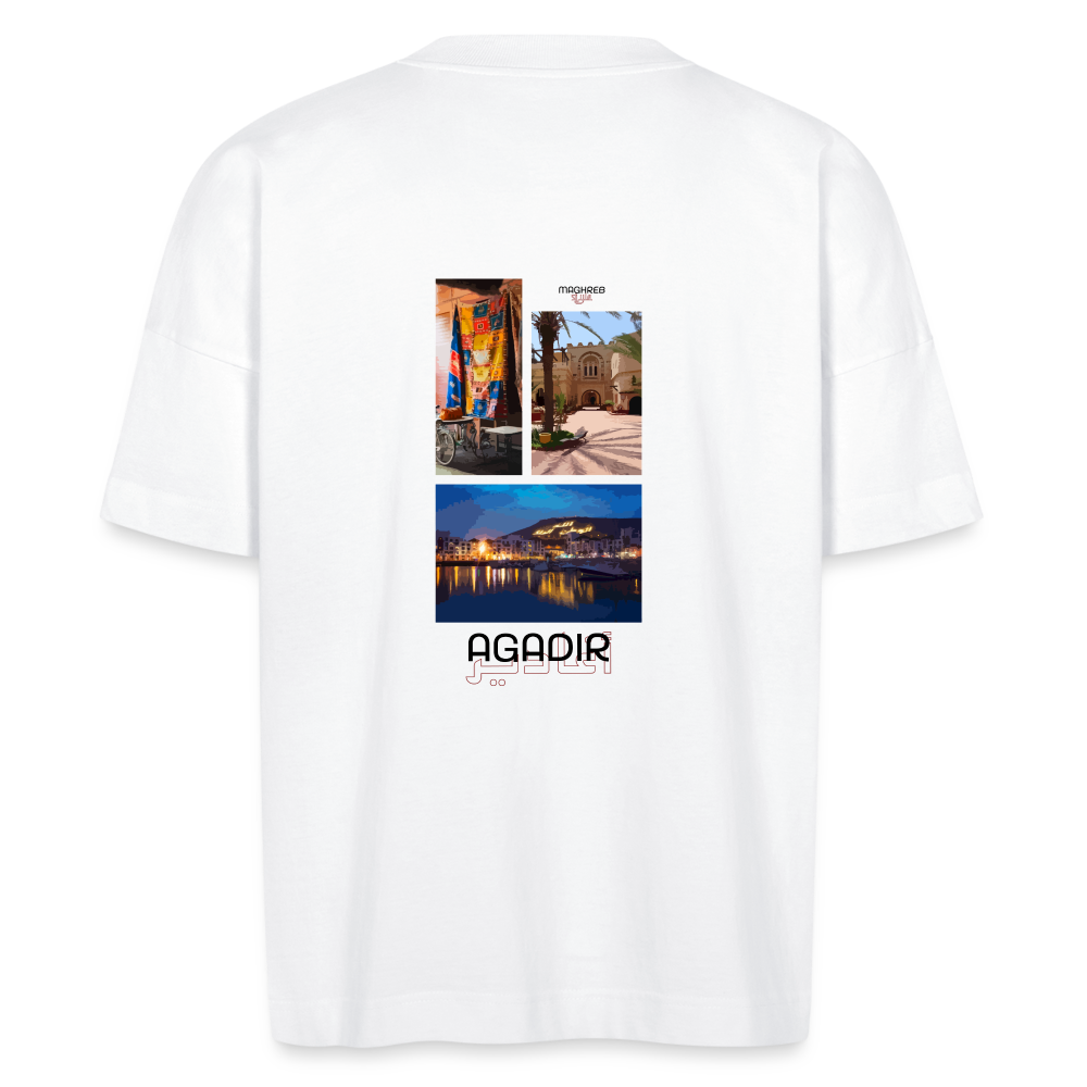 T-shirt Oversize édition Agadir - blanc