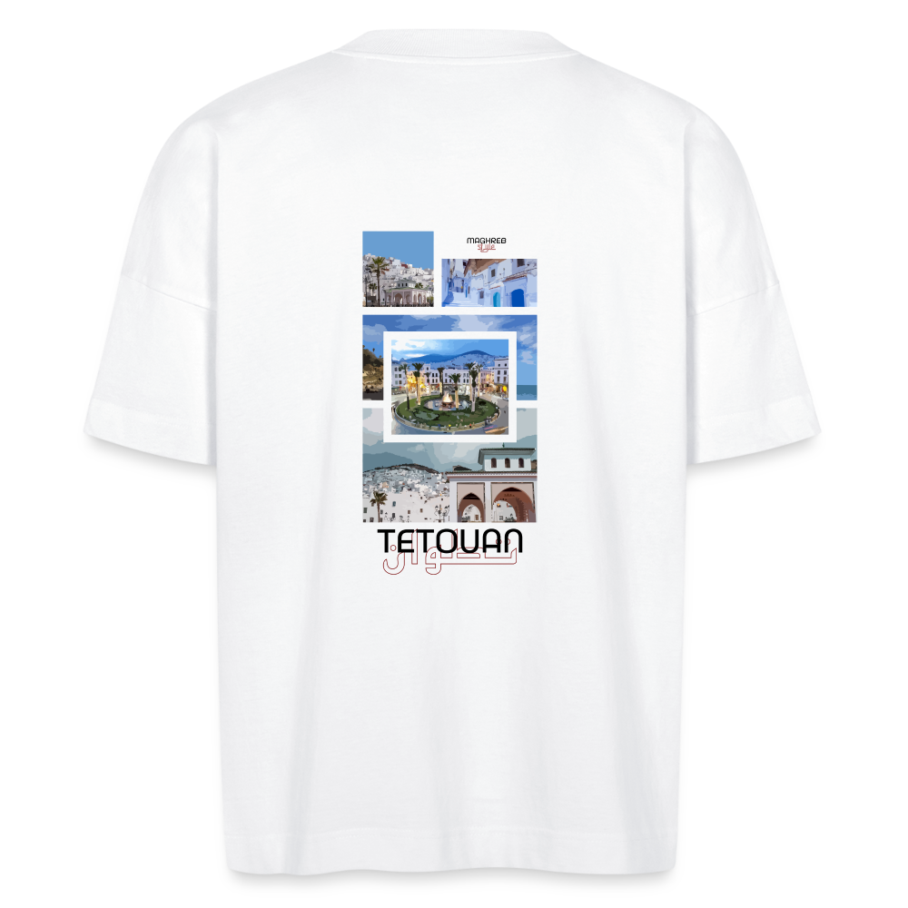 T-shirt Oversize édition Tetouan - blanc