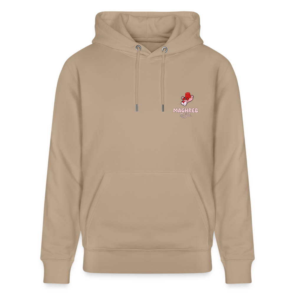 Sweat à capuche bio CHEDATNI CHTA - beige