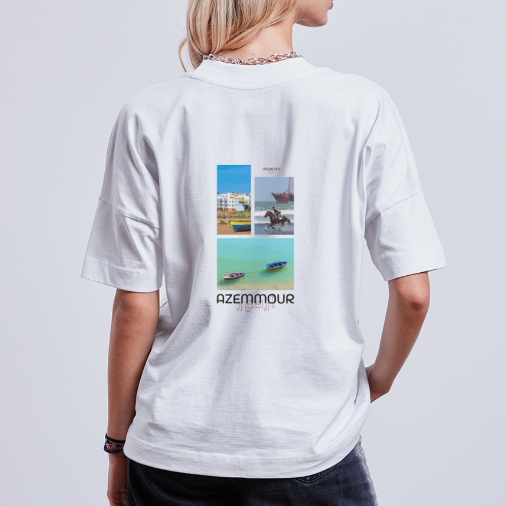 T-shirt Oversize édition Azemmour - blanc