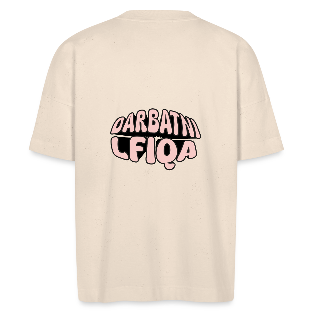 T-shirt bio adulte DARBATNI LFIQA - blanc cassé