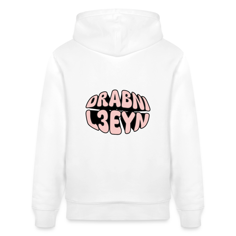 Sweat à capuche bio DRABNI L3EYN - blanc