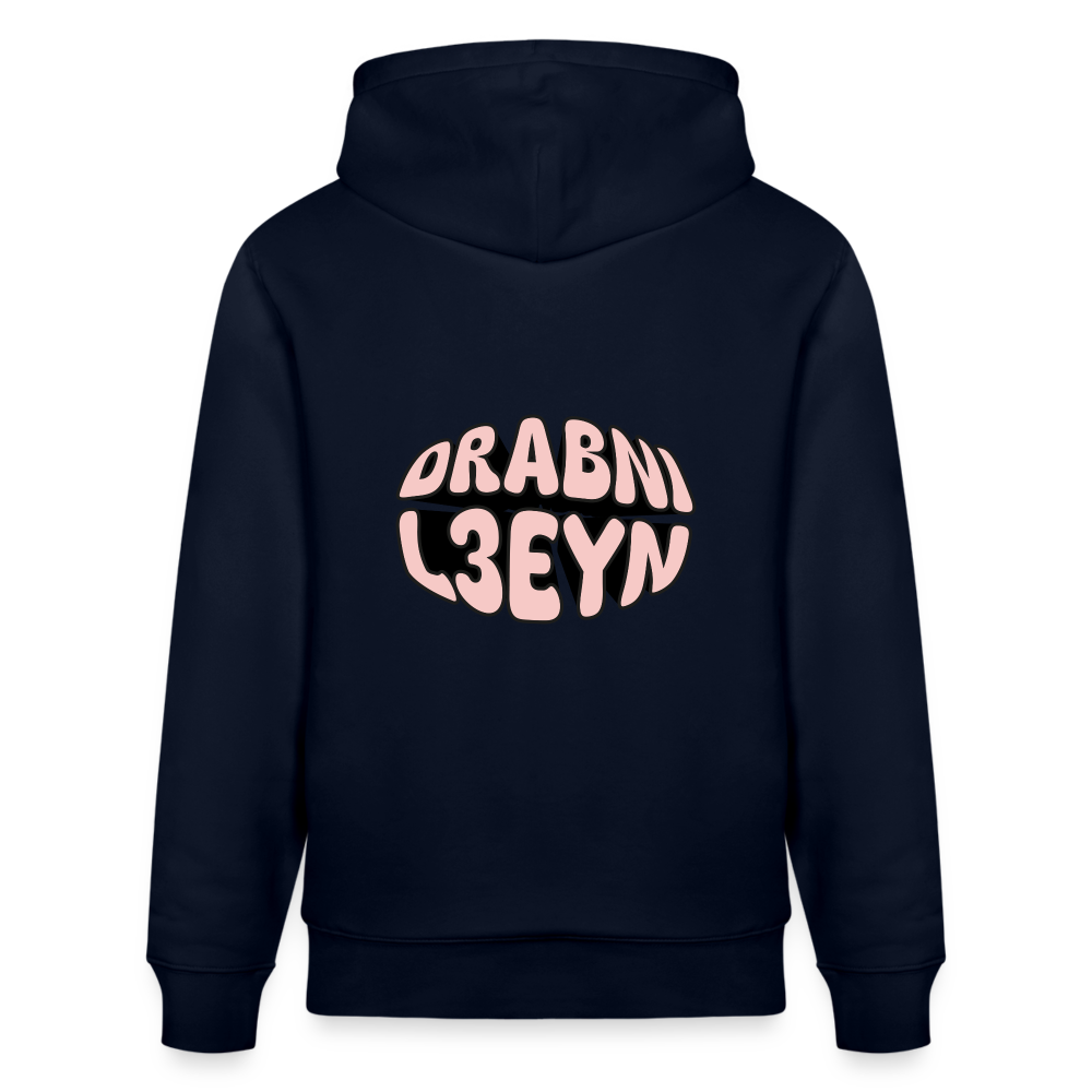 Sweat à capuche bio DRABNI L3EYN - marine