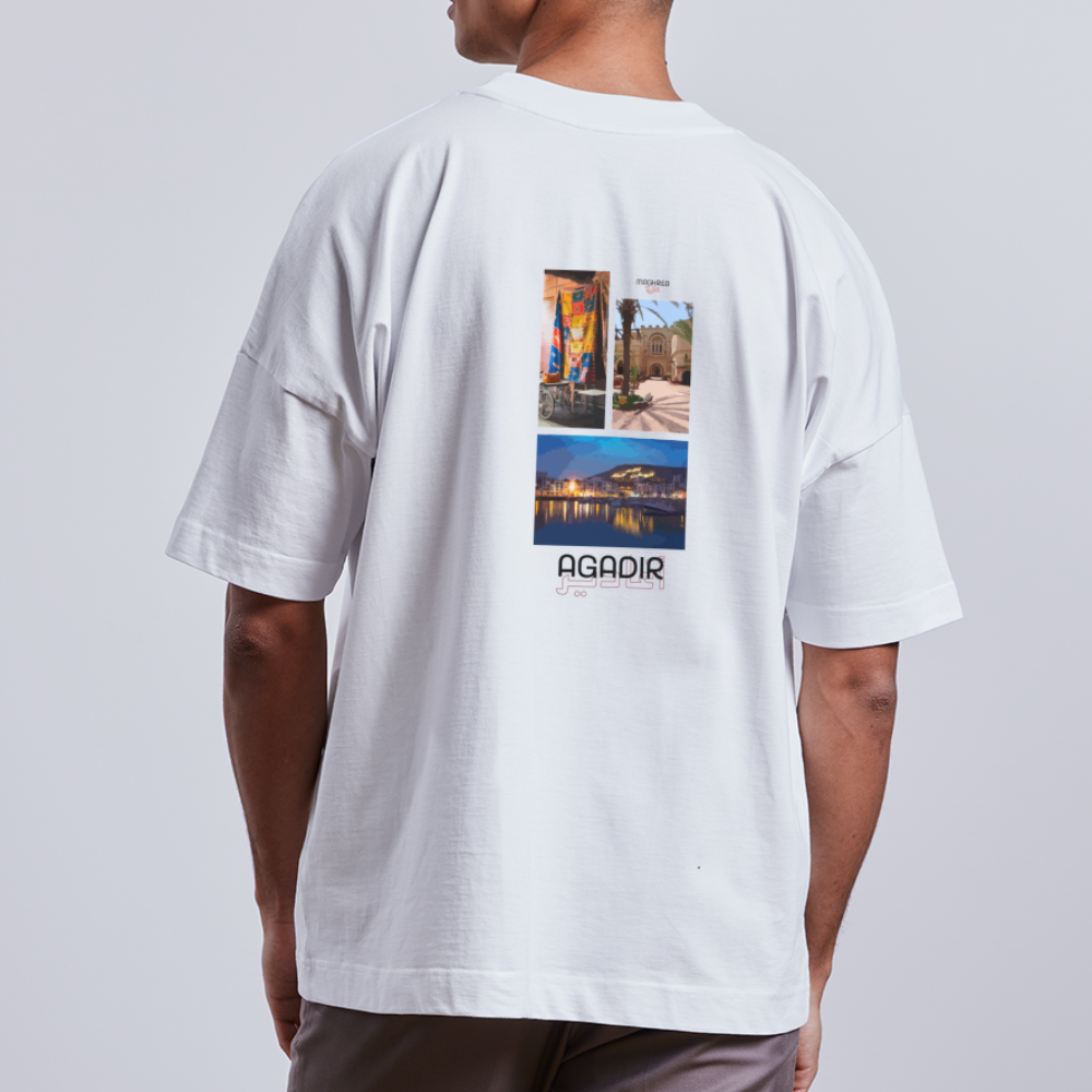 T-shirt Oversize édition Agadir - blanc