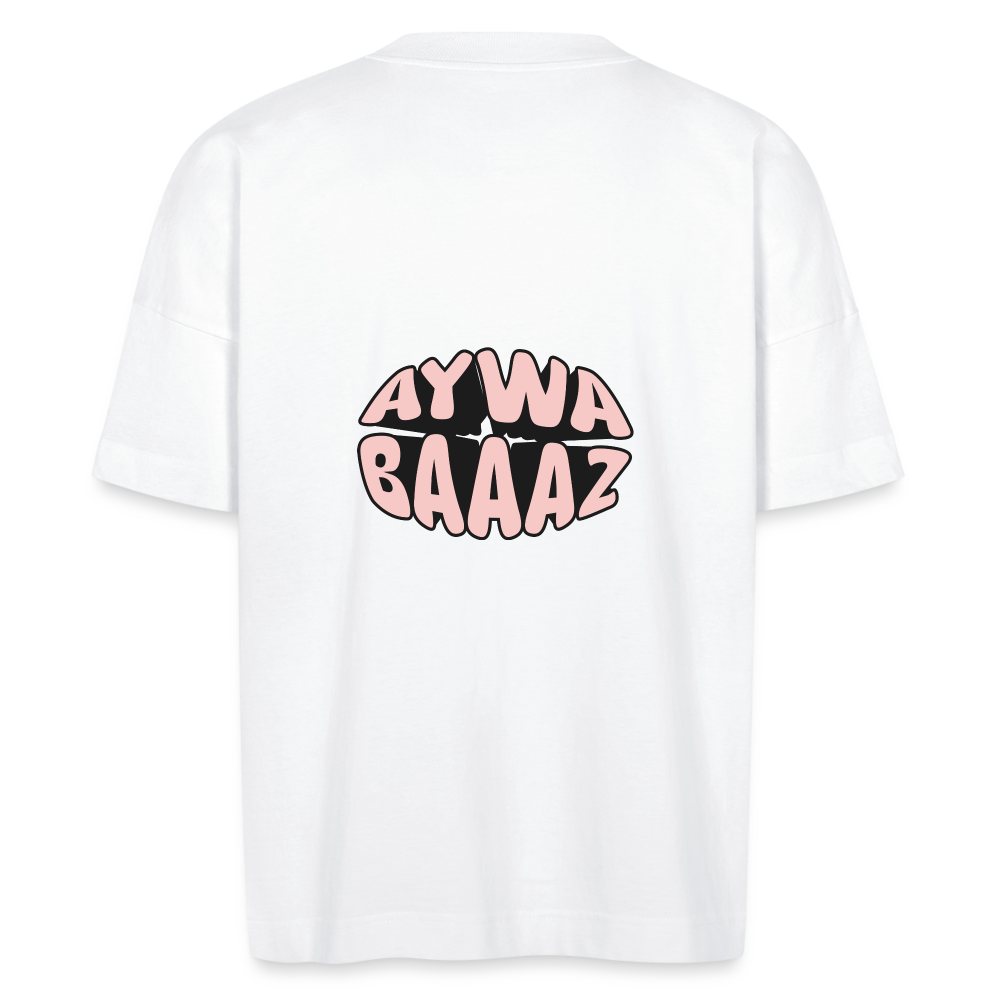 T-shirt bio adulte AYWA BAAAZ - blanc