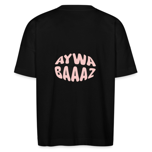 T-shirt bio adulte AYWA BAAAZ - noir