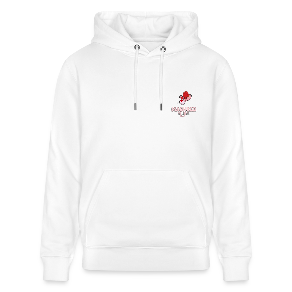 Sweat à capuche bio DRABNI L3EYN - blanc