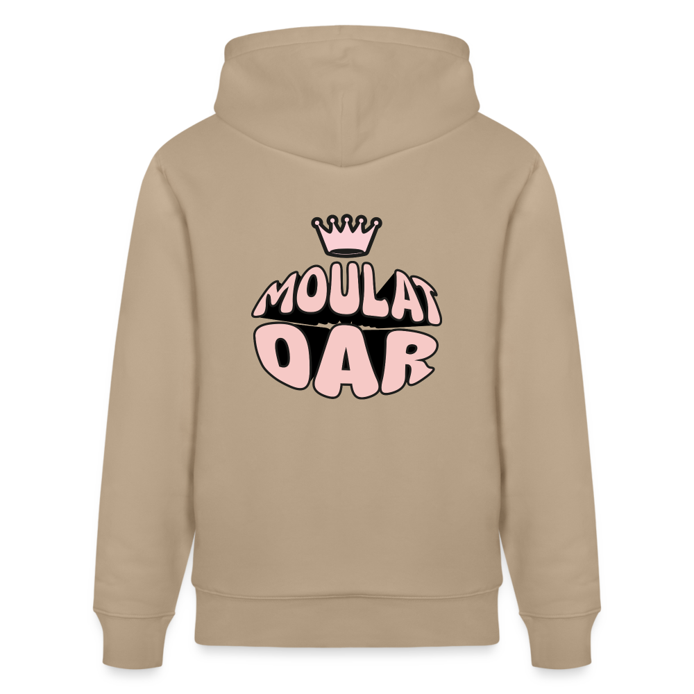 Sweat à capuche bio MOULAT DAR - beige