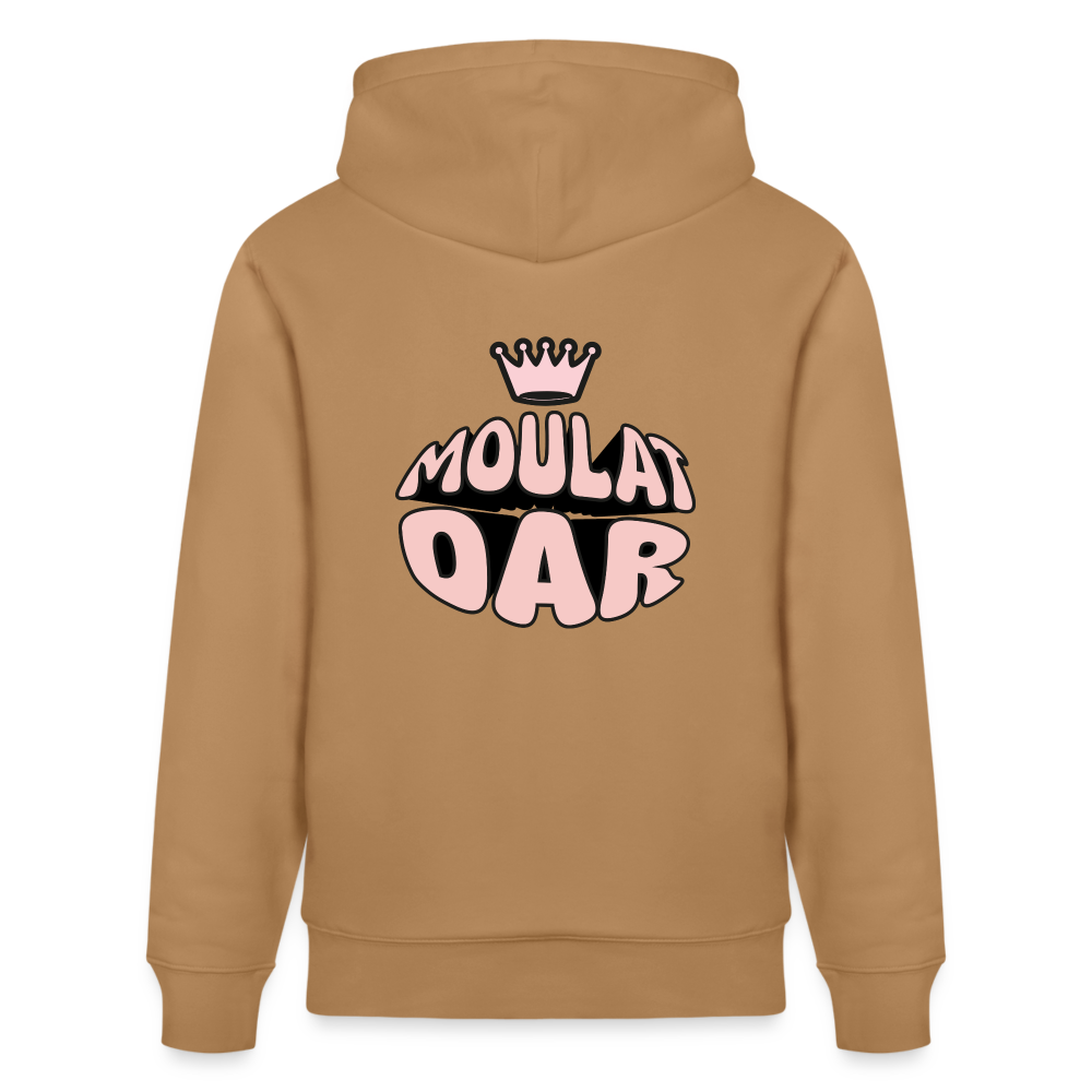 Sweat à capuche bio MOULAT DAR - Latte