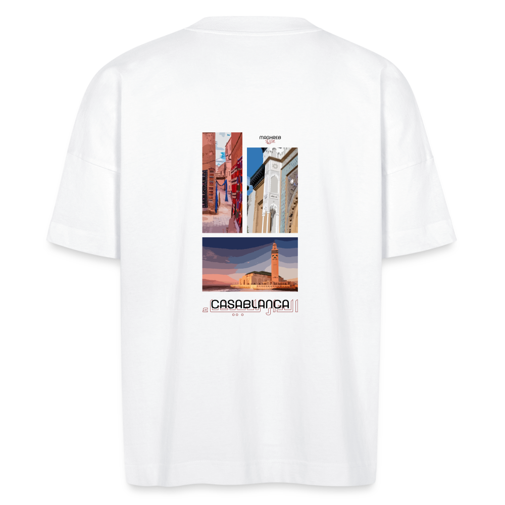 T-shirt Oversize édition Casablanca - blanc