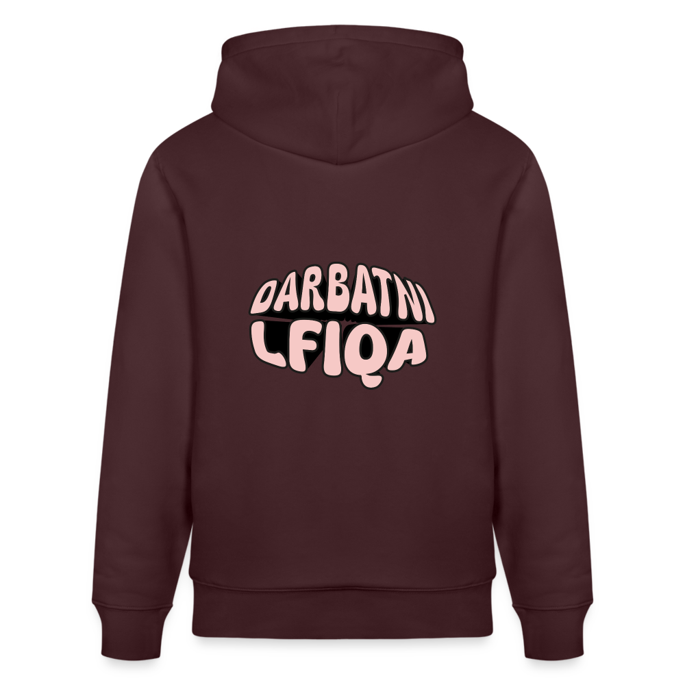 Sweat à capuche bio DARBATNI LFIQA - maroon