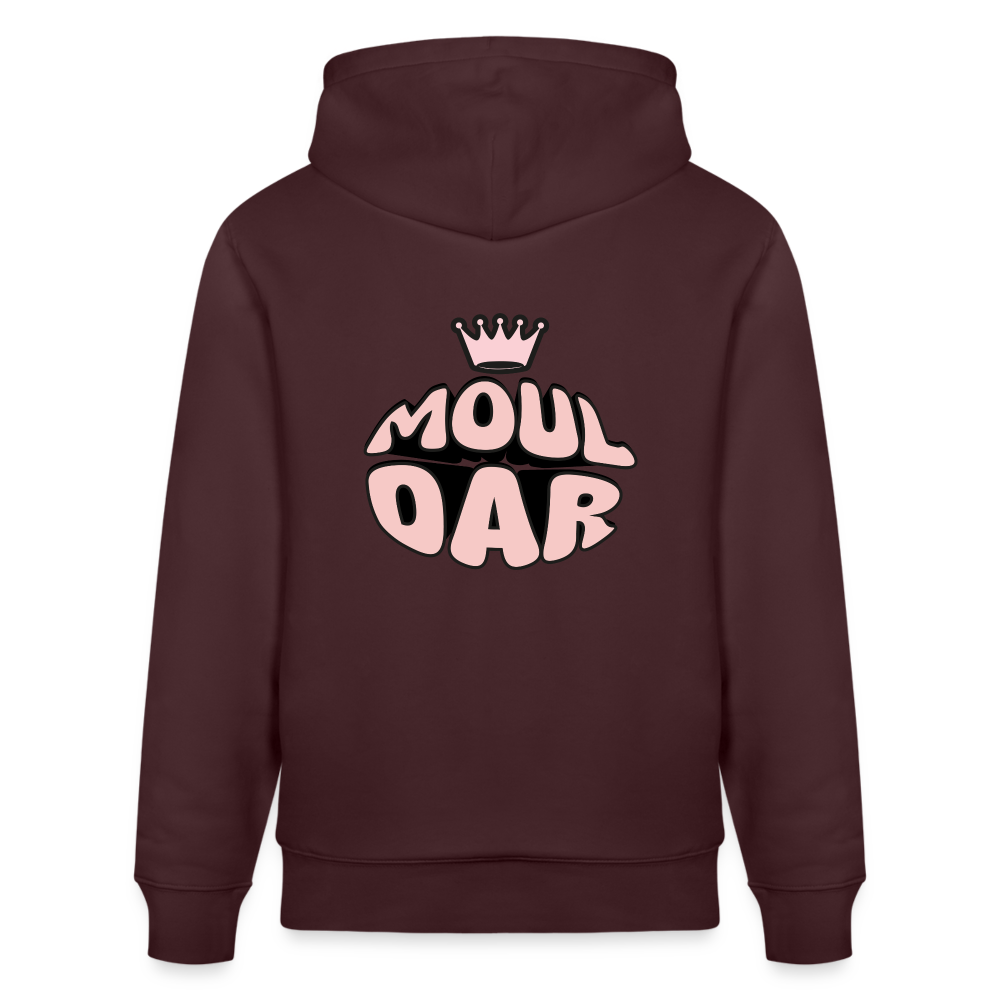 Sweat à capuche bio MOUL DAR - maroon