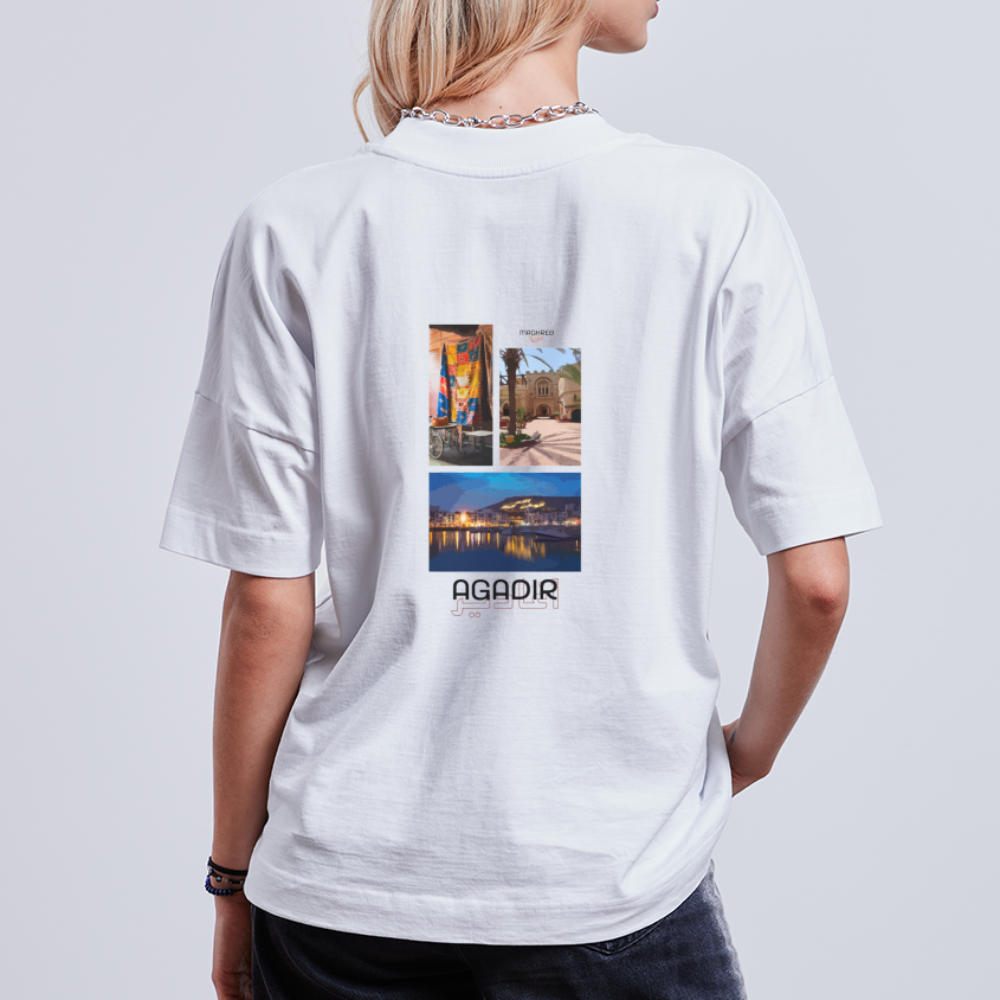 T-shirt Oversize édition Agadir - blanc