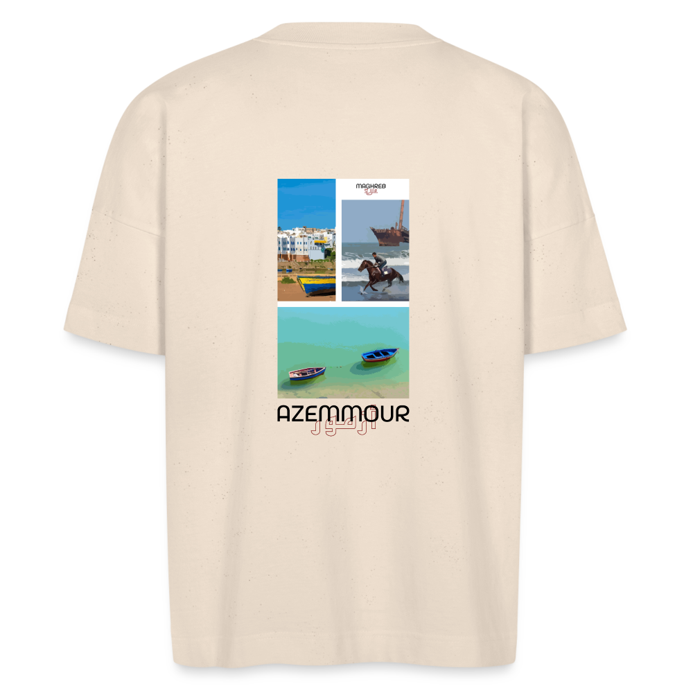 T-shirt Oversize édition Azemmour - blanc cassé