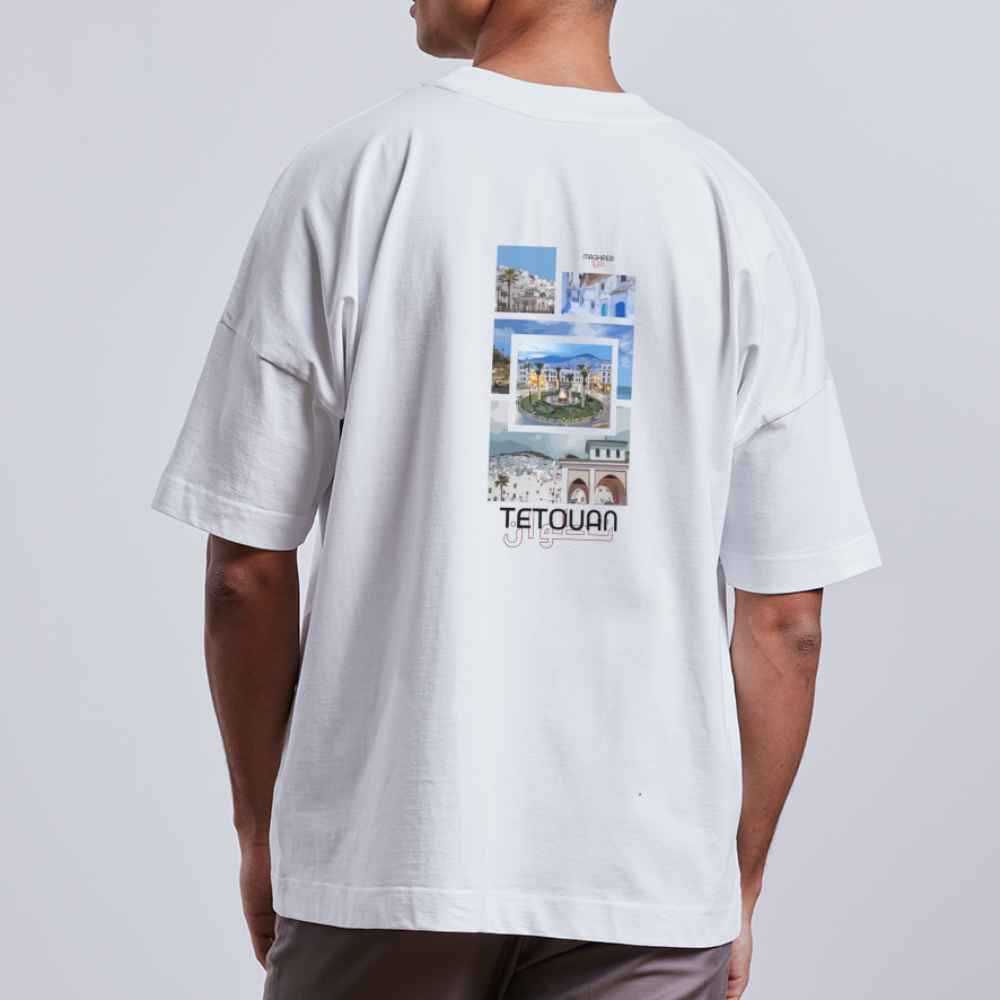 T-shirt Oversize édition Tetouan - blanc