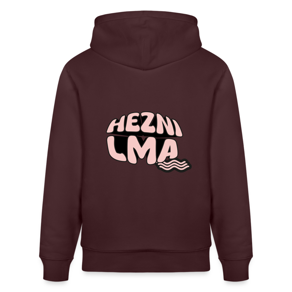 Sweat à capuche bio HEZNI LMA - maroon