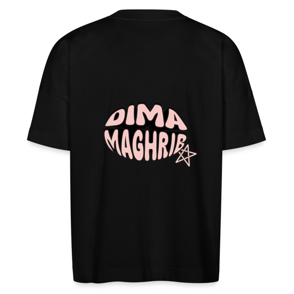 T-shirt bio adulte DIMA MAGHRIB - noir