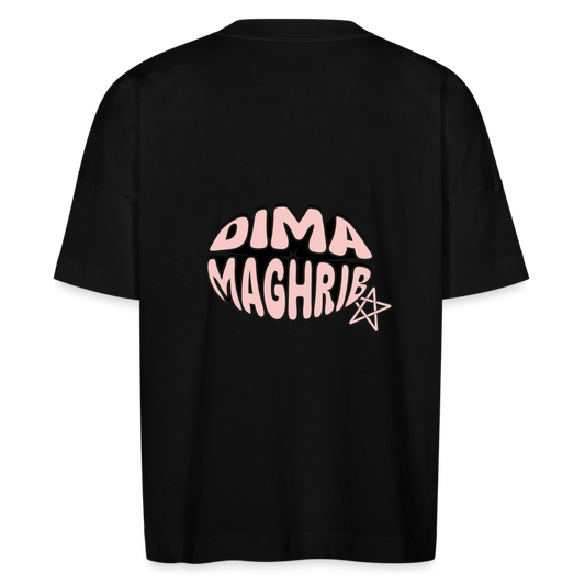 T-shirt bio adulte DIMA MAGHRIB - noir