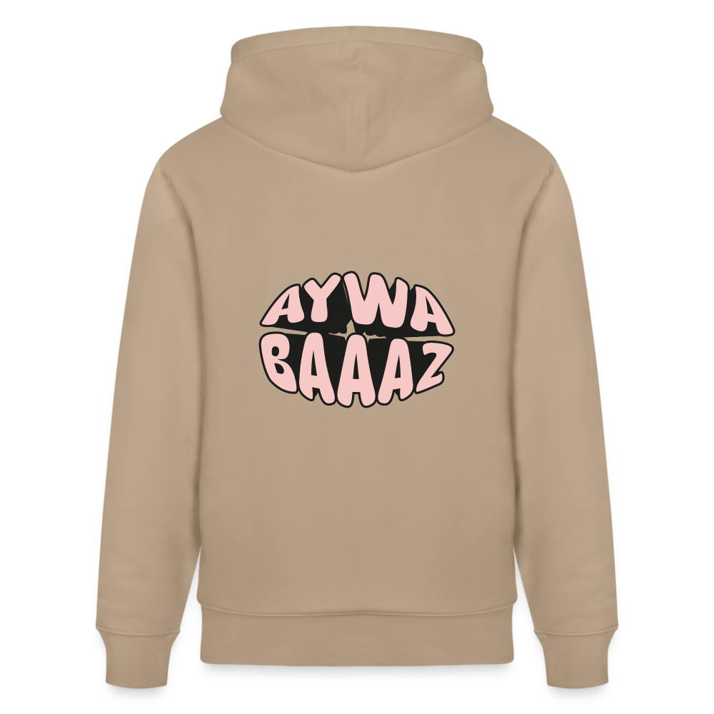 Sweat à capuche bio AYWA BAAAZ - beige