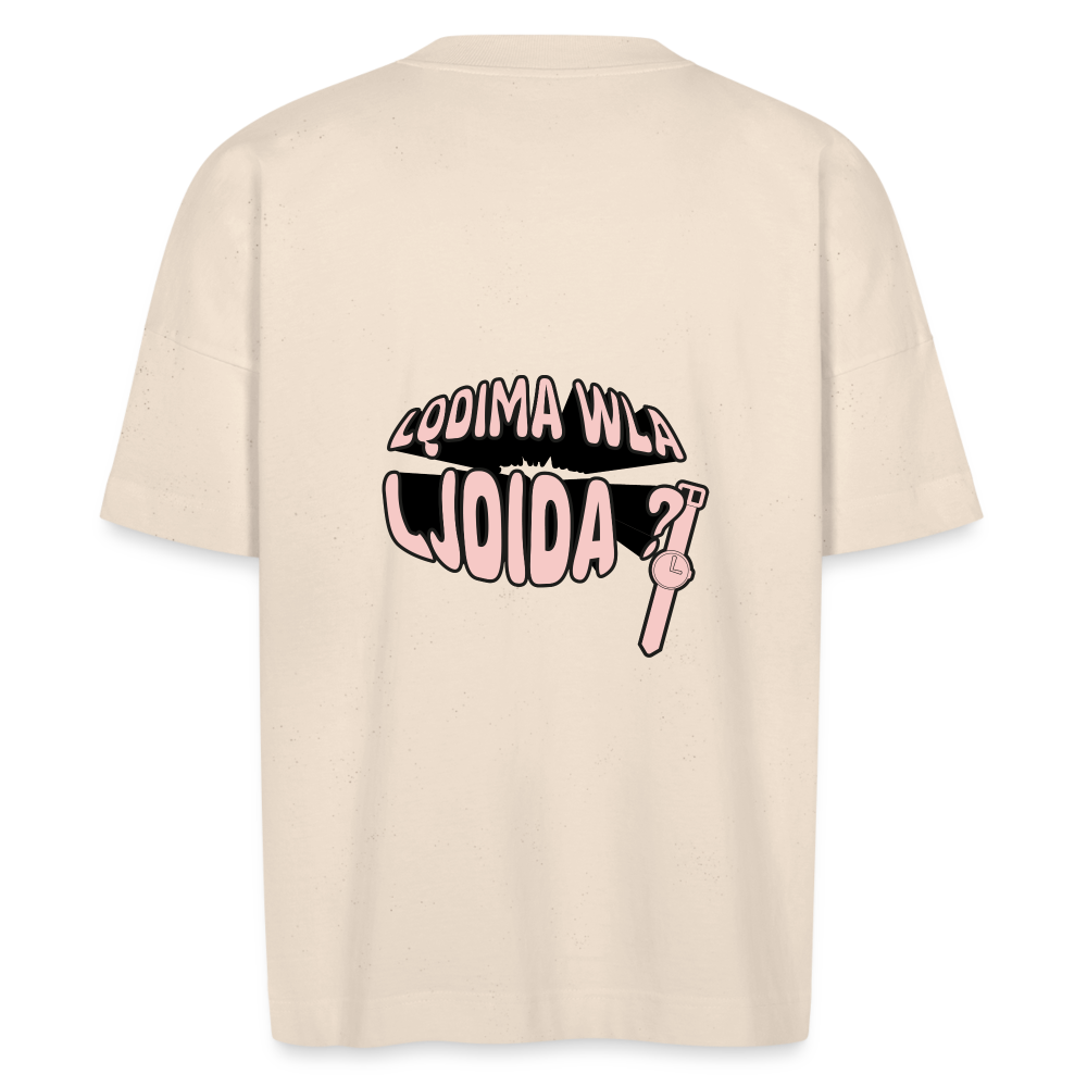 T-shirt bio adulte LQDIMA LA LJDIDA - blanc cassé