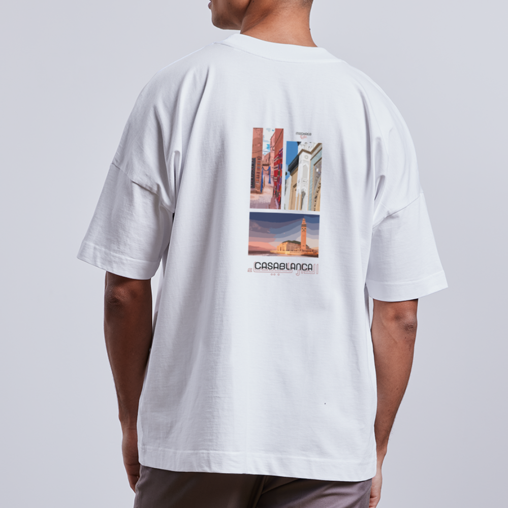 T-shirt Oversize édition Casablanca - blanc