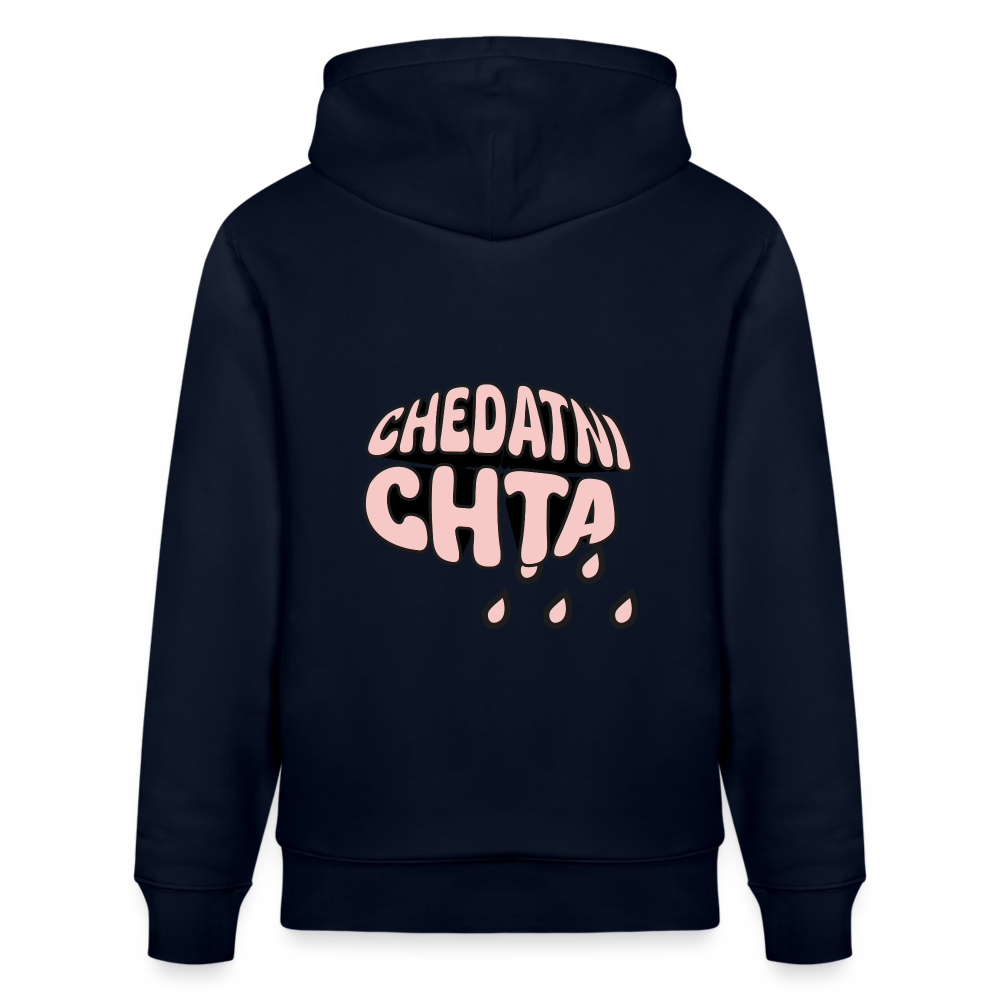 Sweat à capuche bio CHEDATNI CHTA - marine