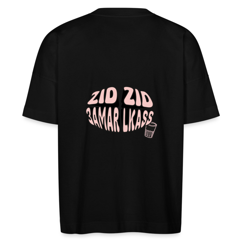 T-shirt bio adulte ZID ZID 3AMAR LKASS - noir