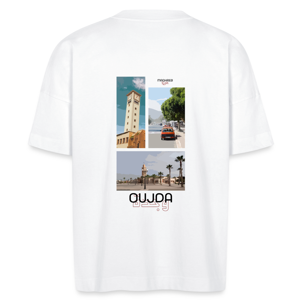 T-shirt Oversize édition Oujda - blanc
