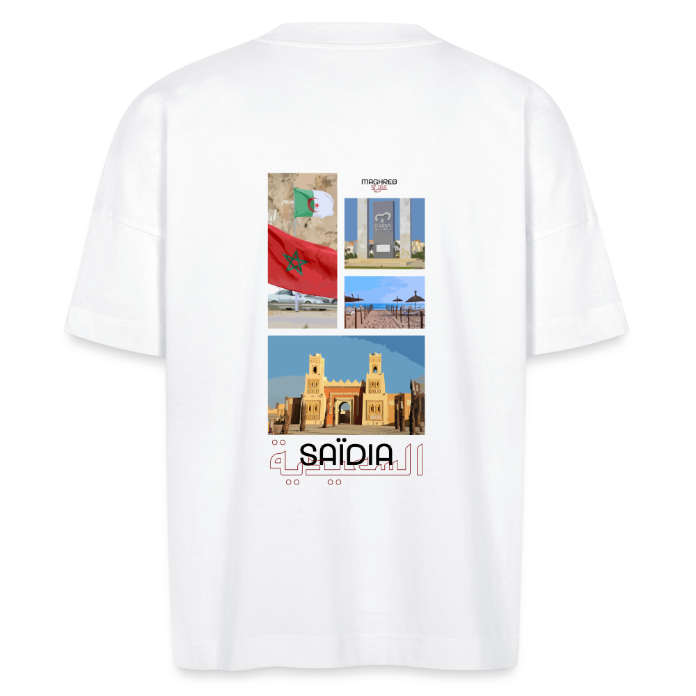 T-shirt Oversize édition Saïdia - blanc