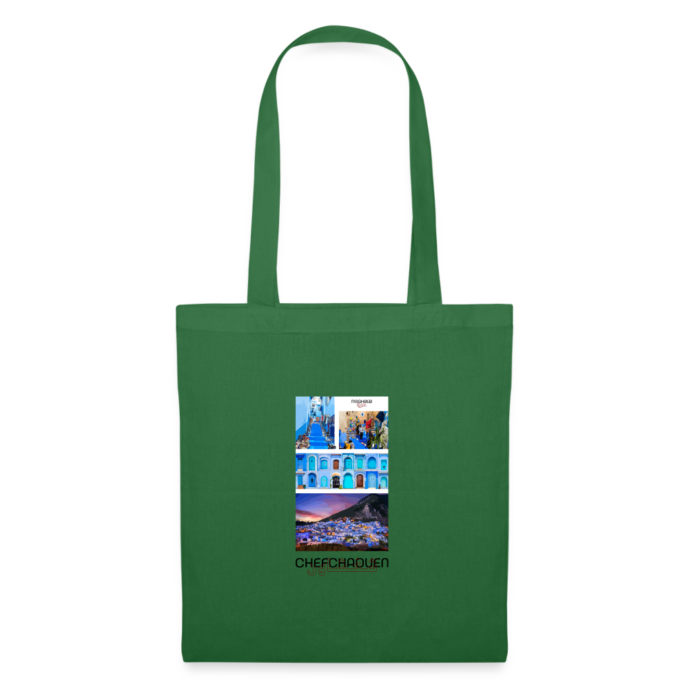 Tote Bag édition Chefchaouen - vert sapin